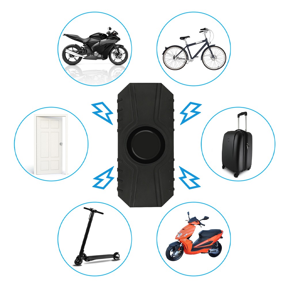 Alarme De Vélo, Alarme Antivol sans Fil pour Vélo Moto Voiture Véhicules  Portes Et Fenêtres, 113db